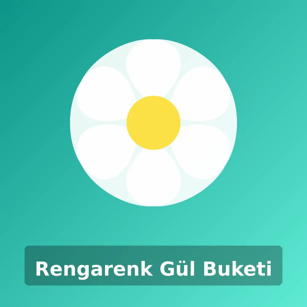 Rengarenk Gül Buketi